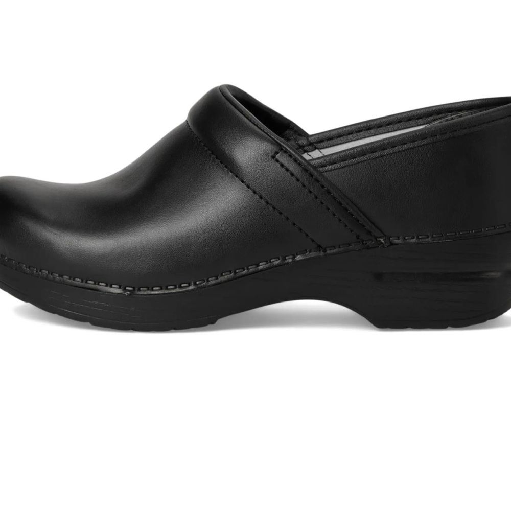 Dansko Black Professional Clogs Slip-On Leather